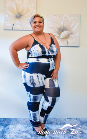 Tie Dye Sleeveless Jumpsuits