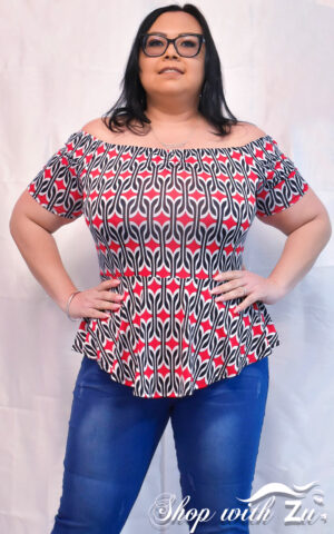 Off shoulder floral Top